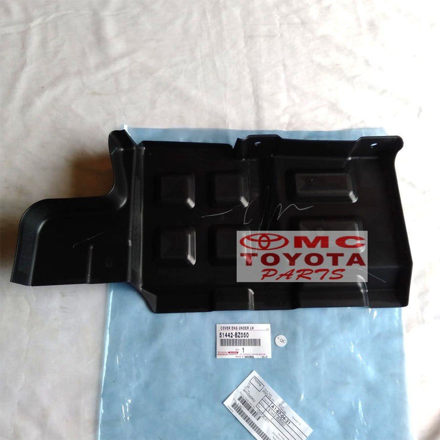 Tutup Cover Deck Dek Bawah Mesin Engine Kiri Toyota Agya Ayla 51442-BZ050