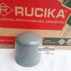 Fitting / Cap Dop Tutup Pipa PVC Cap Aw 3 Inci RUCIKA