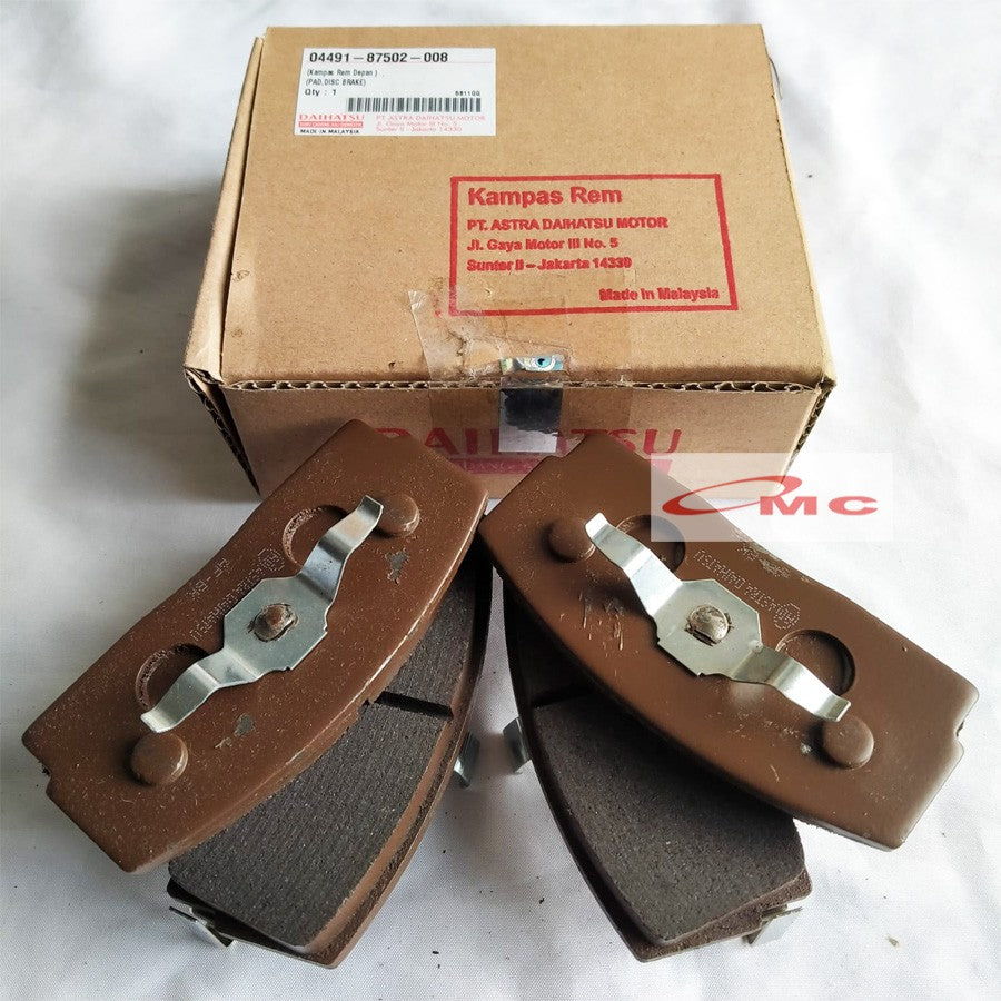 Brake Pad Kampas Rem Depan Daihatsu Zebra Esspas 04491-87502-008