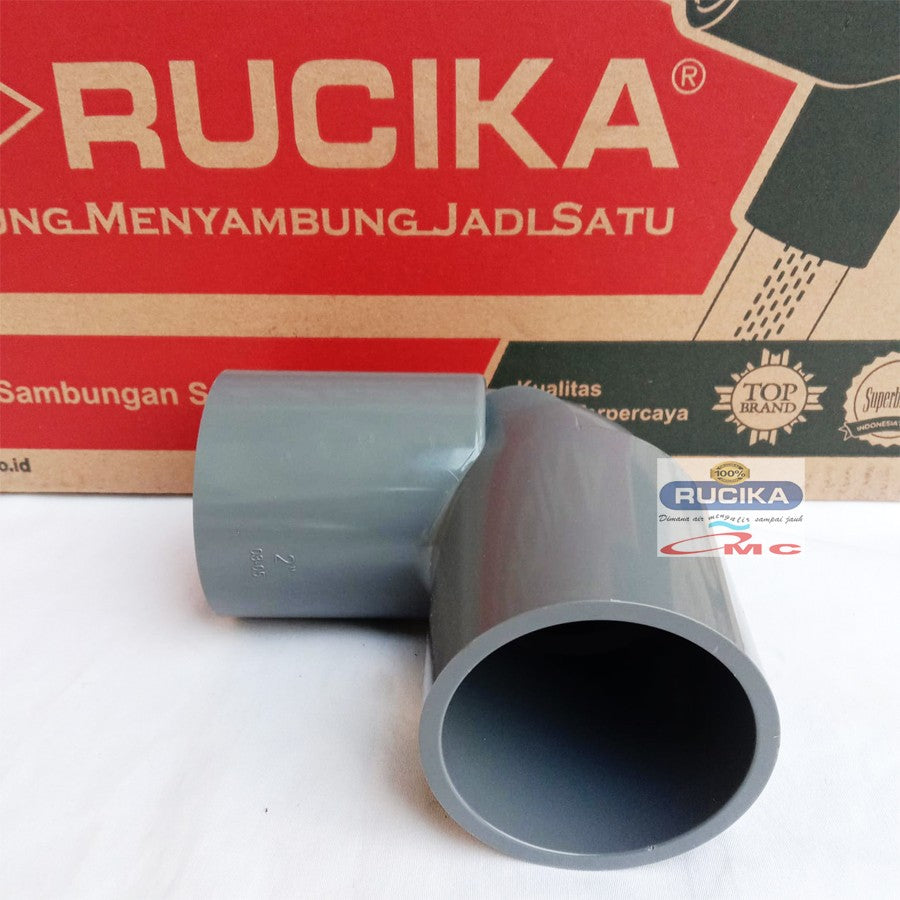 Sambungan Pipa Pralon Knee Keni Knie Elbow Aw 2 Inch RUCIKA