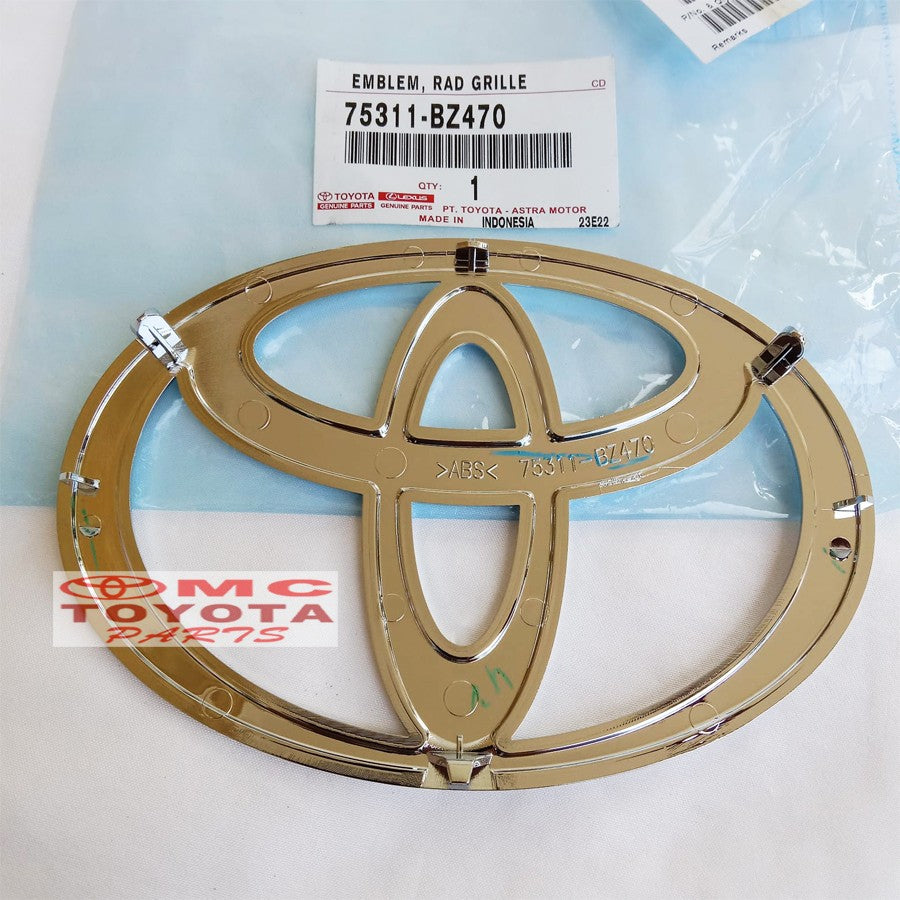 Emblem Logo Grill Grille Radiator Toyota Agya GR 75311-BZ470