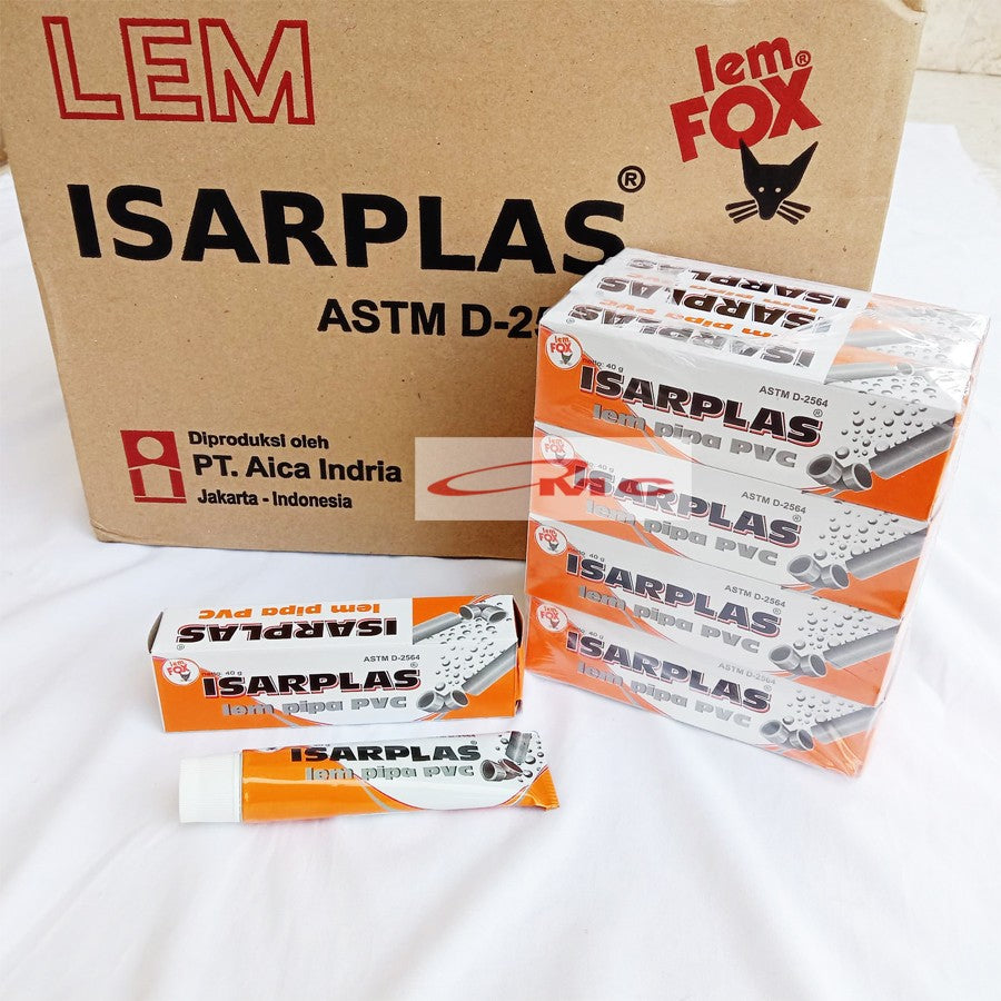 Lem Isarplas Fox Pipa Pralon PVC Fitting Talang Air 40 Gram LEM-IT-40G