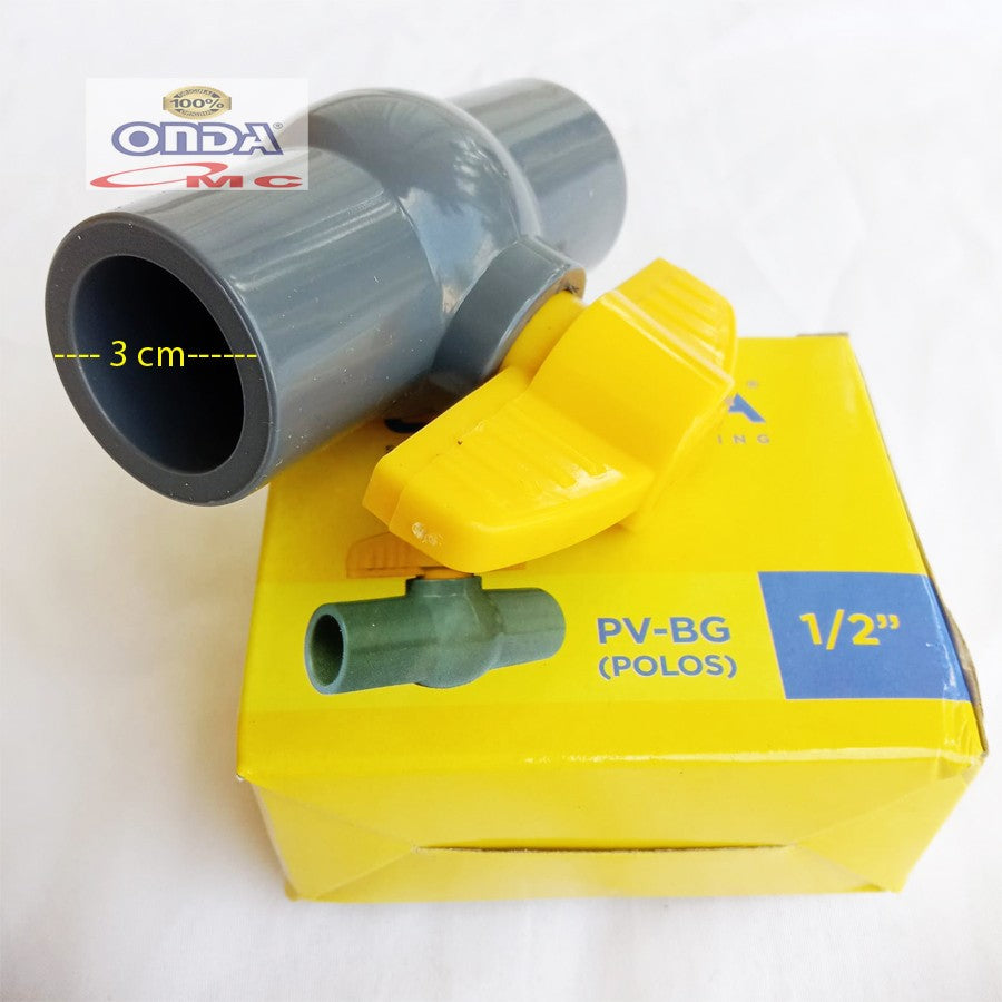 Ball Valve Bal Bol Brass Stop Kran Keran PVBG 1/2 Inch ONDA PVBG 1/2