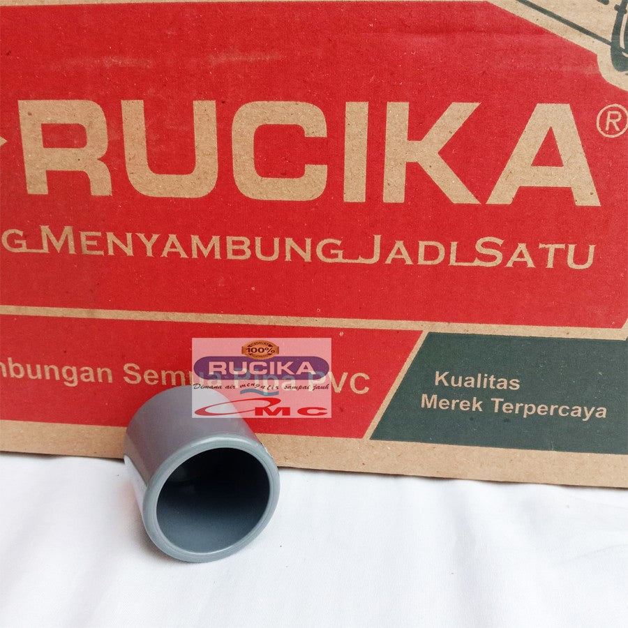 Fitting / Cap Dop Tutup Pipa PVC Cap-1Aw 1 Inci RUCIKA