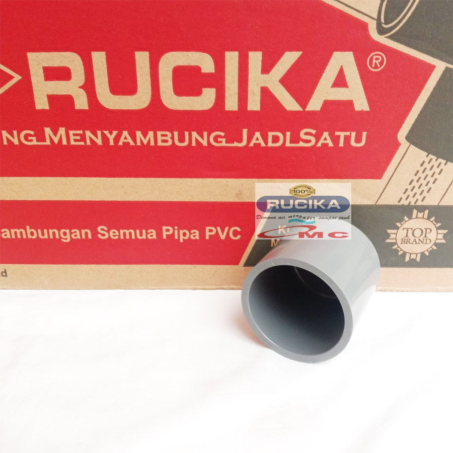 Fitting / Cap Dop Tutup Pipa PVC Cap Aw 1 1/2 Inci RUCIKA