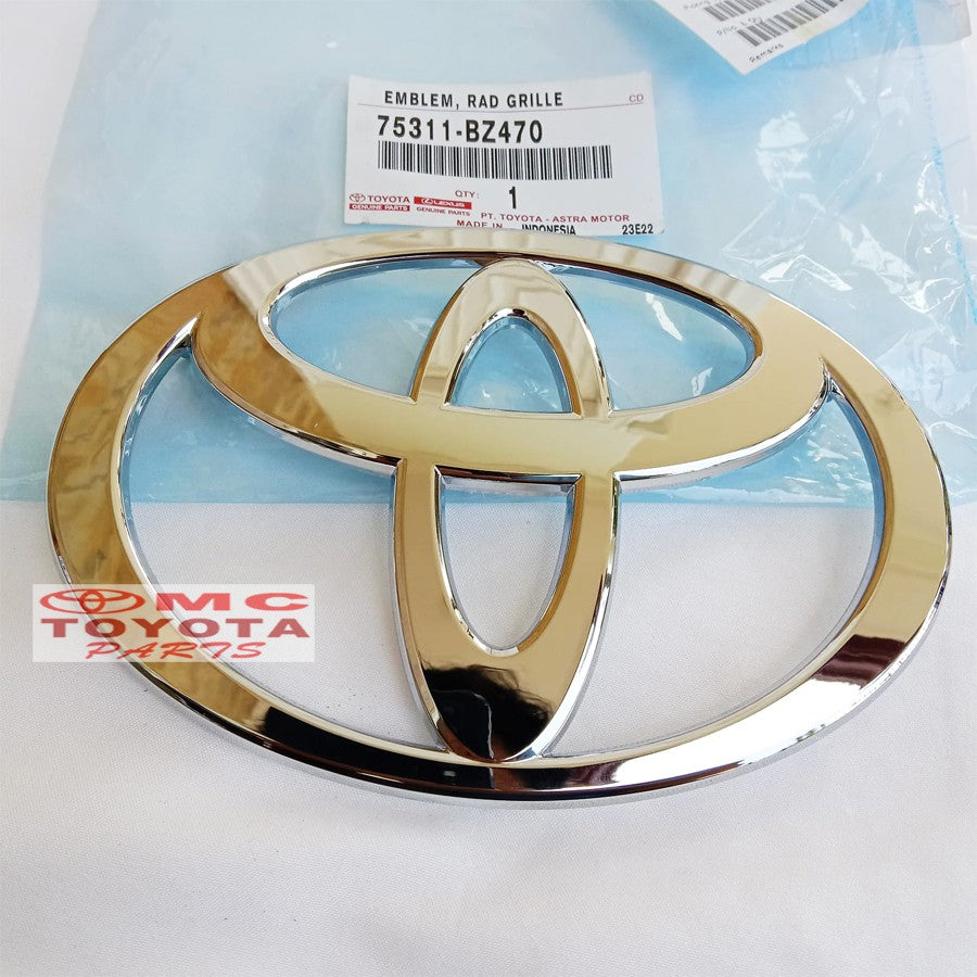Emblem Logo Grill Grille Radiator Toyota Agya GR 75311-BZ470