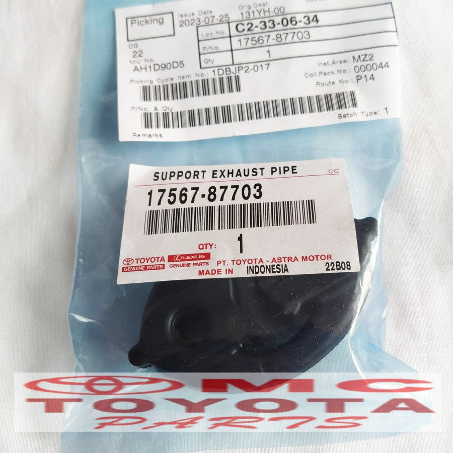 Karet Gantungan Knalpot Original Avanza Agya Calya Rush 17567-87703