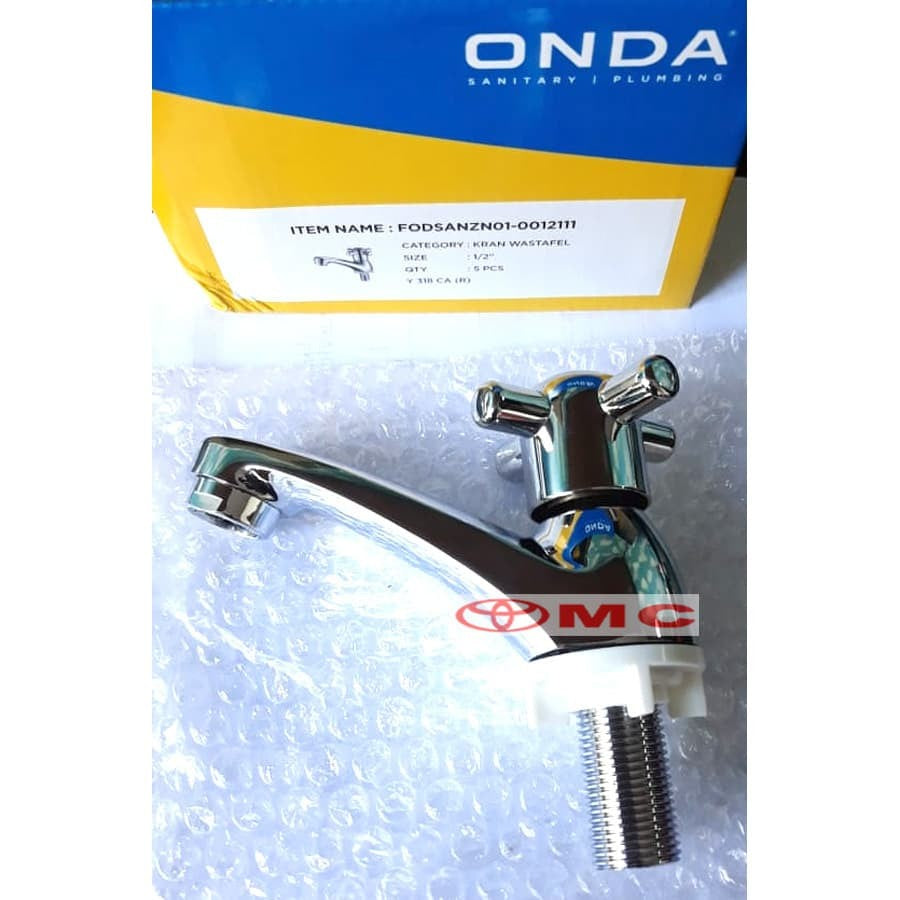 Kran Keran Air Wastafel Cuci Tangan Piring 1/2 Inch ONDA Y 318 CA