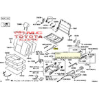Kabel Sling Setelan Jok Tengah Kanan Toyota Calya Rush Terios 72695-BZ120