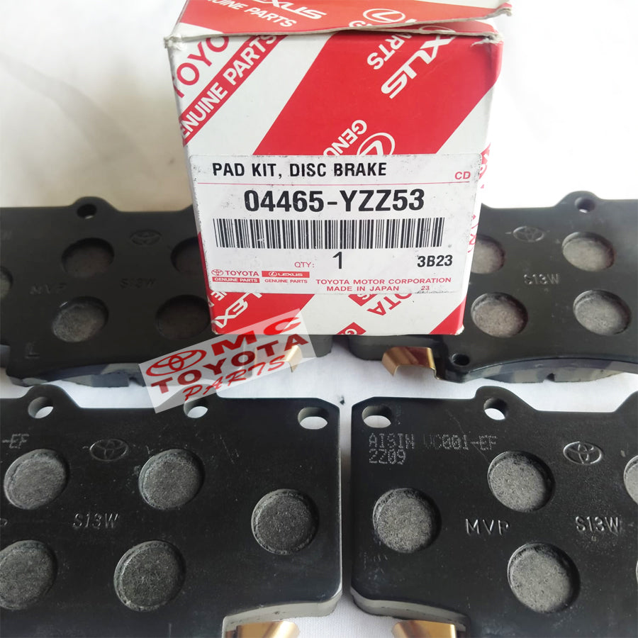 Brake Pad Kampas Rem Depan Fortuner 2005-2011 04465-YZZ53