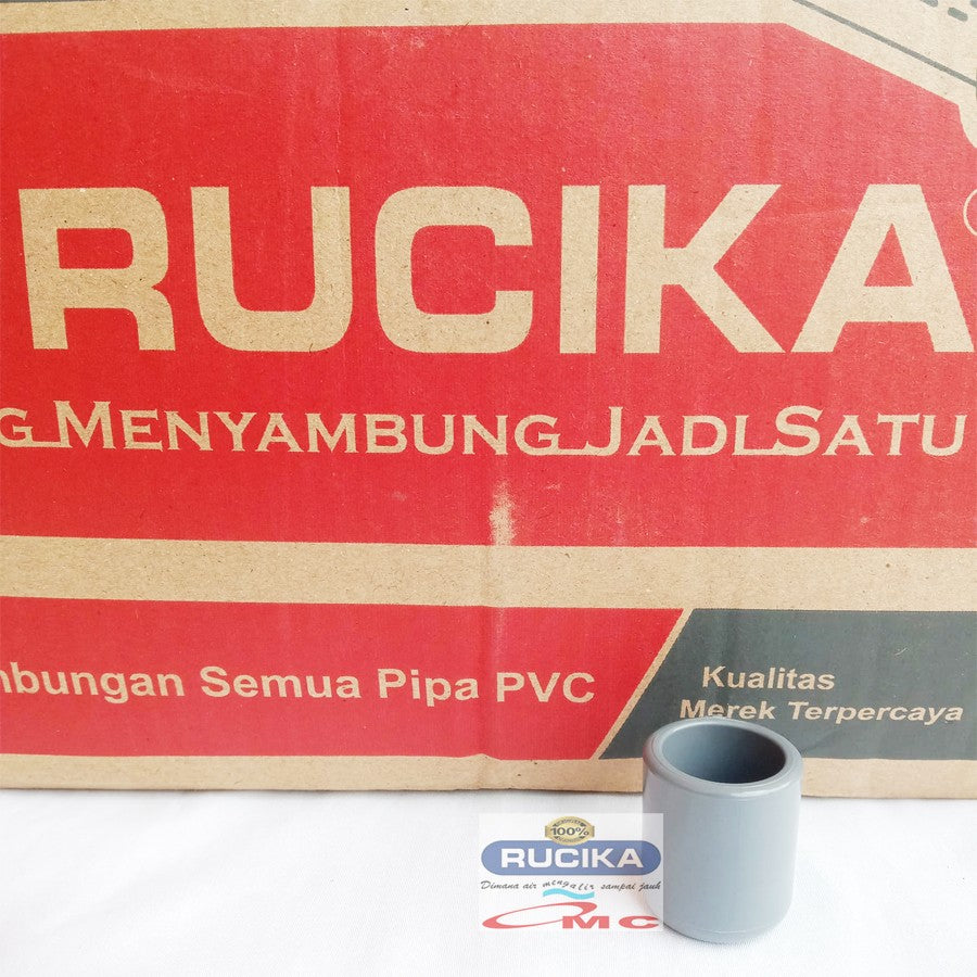 Fitting / Cap Dop Tutup Pipa PVC Cap Aw 1/2 Inci RUCIKA