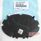 Base Emblem Logo Grill Grille Radiator Toyota Agya GR 75312-BZ140