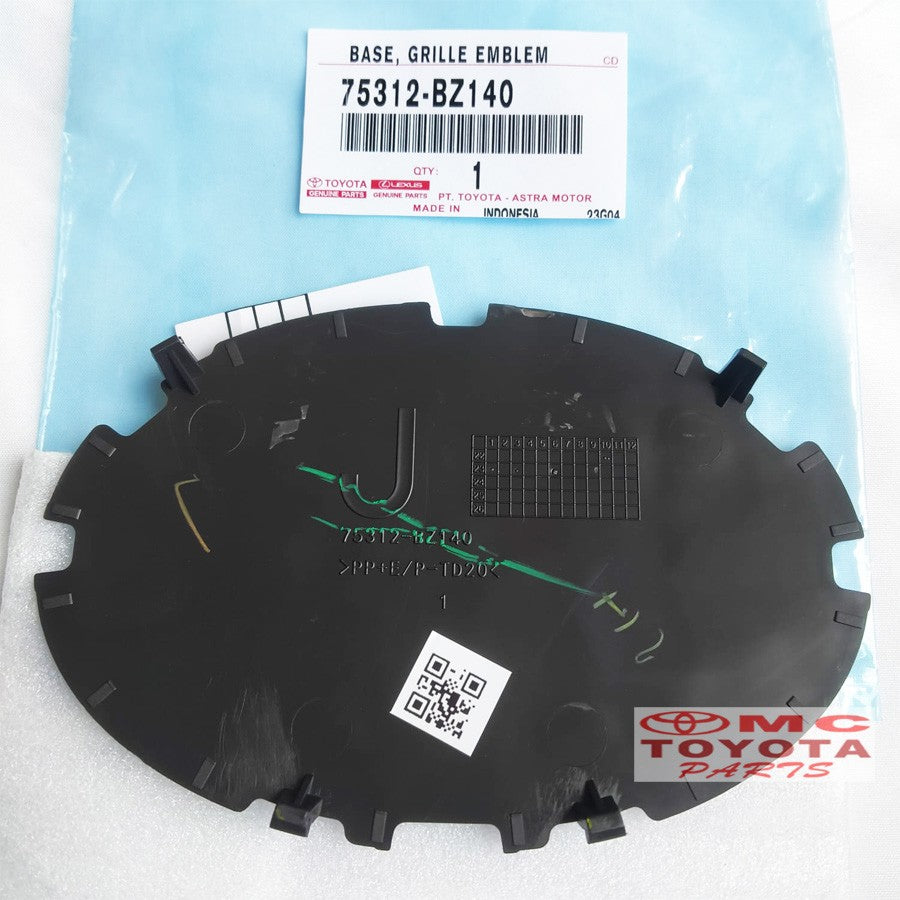Base Emblem Logo Grill Grille Radiator Toyota Agya GR 75312-BZ140