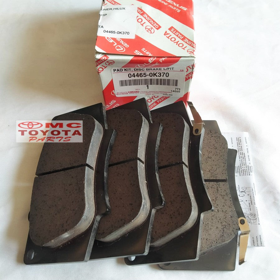 Brake Pad Kampas Rem Depan Toyota Fortuner VRZ SRZ 04465-0K370