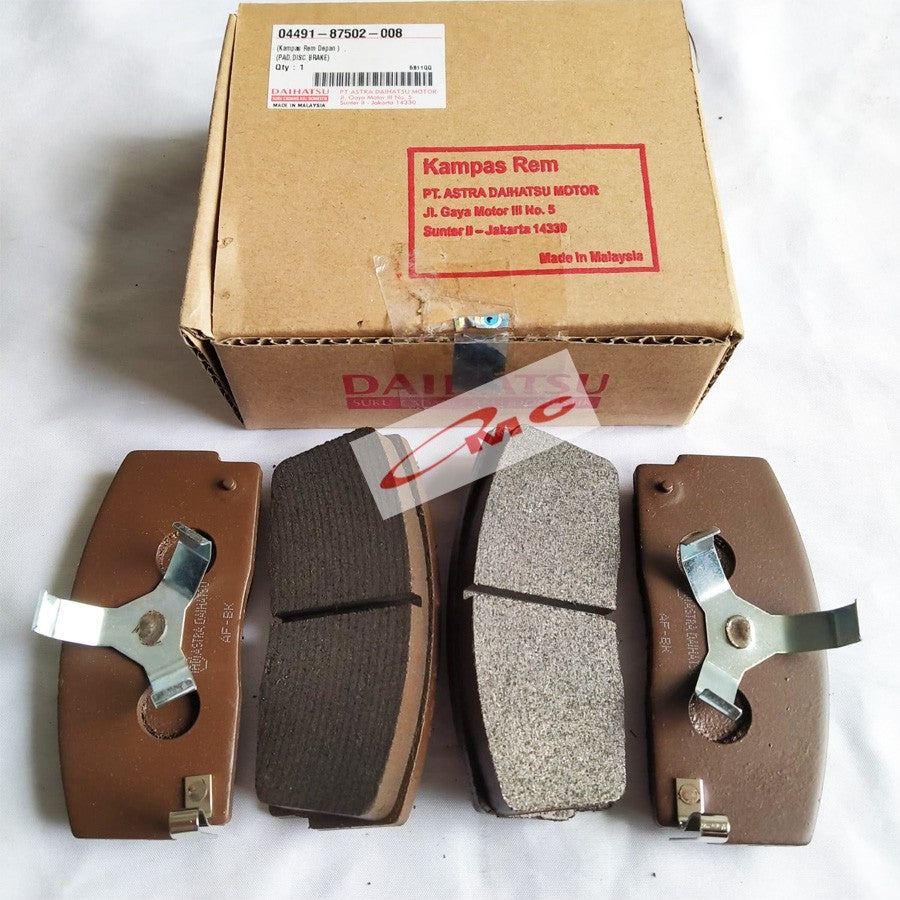 Brake Pad Kampas Rem Depan Daihatsu Zebra Esspas 04491-87502-008