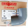 Sambungan Pipa Pralon Knee Keni Knie Elbow Aw 3 Inch RUCIKA