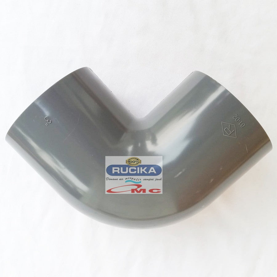 Sambungan Pipa Pralon Knee Keni Knie Elbow Aw 3 Inch RUCIKA