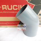 Sambungan Pipa Pralon Knee Keni Knie Elbow Aw 45 Derajat 3 Inch RUCIKA