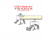 Liner Fender Spakbor Depan Kanan Kijang Innova 53805-0K020
