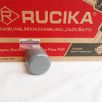 Fitting / Cap Dop Tutup Pipa PVC Cap Aw 1 1/2 Inci RUCIKA
