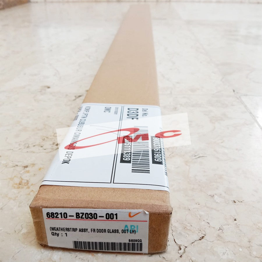 Pelipit Pintu Karet Kaca Luar Depan Kiri Avanza Xenia 68210-BZ030-001
