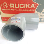 Sambungan Pipa Pralon Knee Keni Knie Elbow Aw 4 Inch RUCIKA
