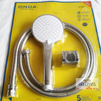 Hand Shower Mandi Flexible Hose Chrome New 1/2 Inch ONDA SO FRES