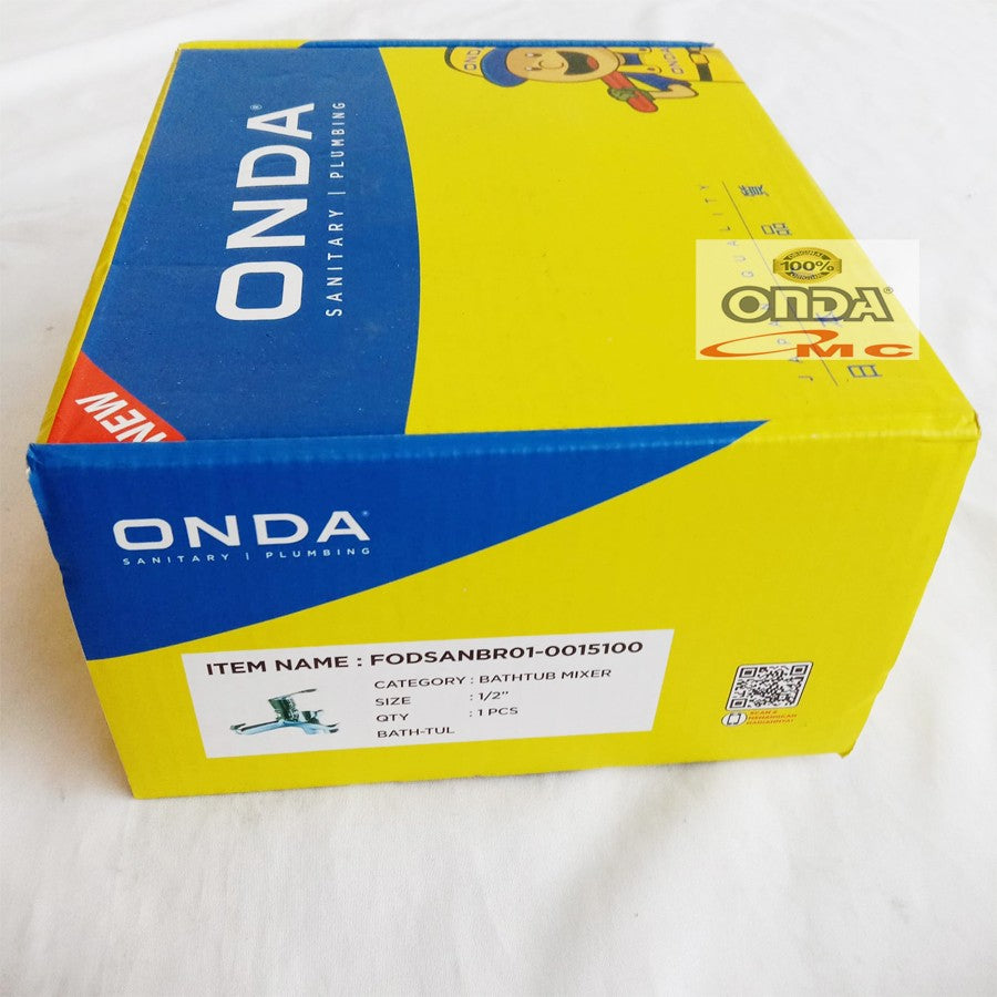 Kran Air Keran Double/Cabang Shower Air Panas Dingin BATH TUL 1/2 ONDA