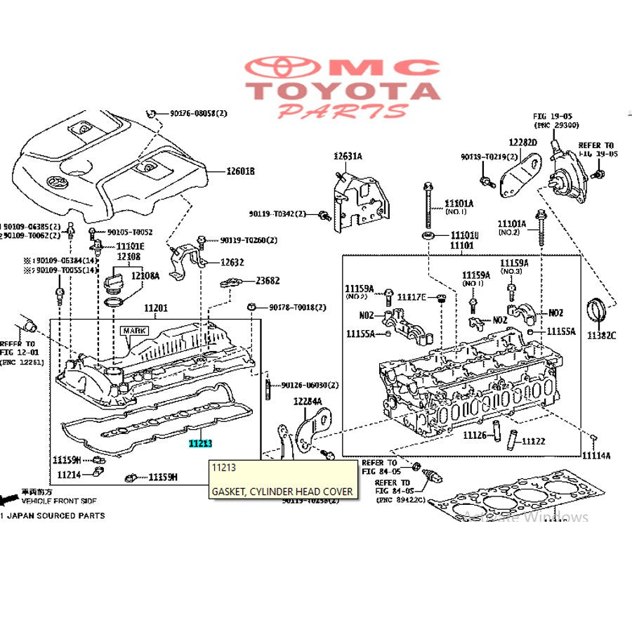Paking Packing Tutup Klep Cylinder Innova Reborn Fortuner 11213-0C020