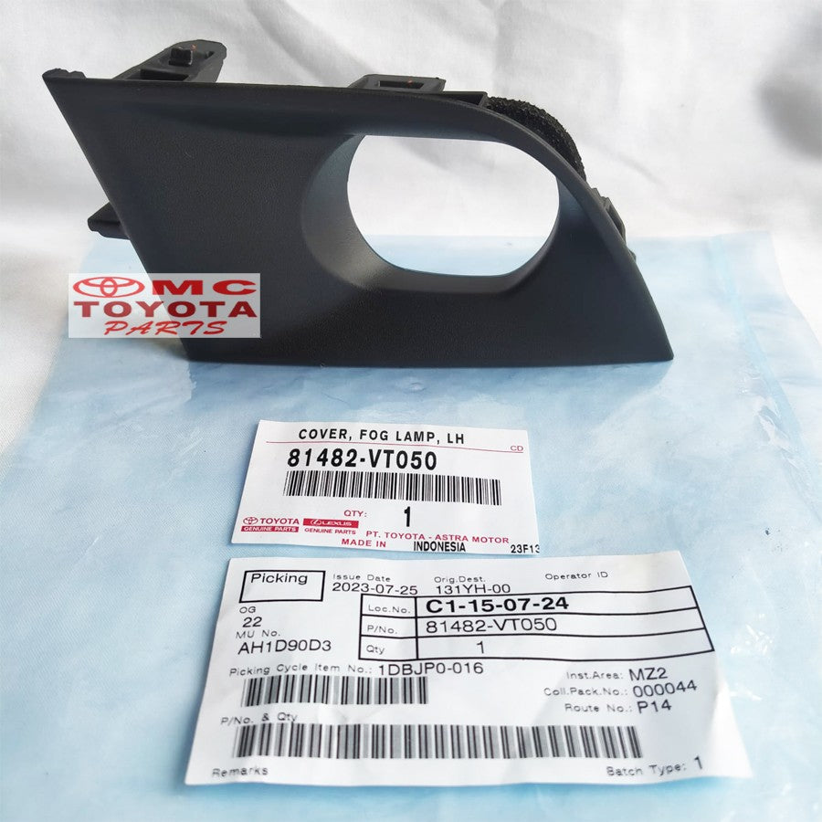 Cover Tutup Fog Lamp Foglamp Kiri Toyota Innova Zenix 81482-VT050