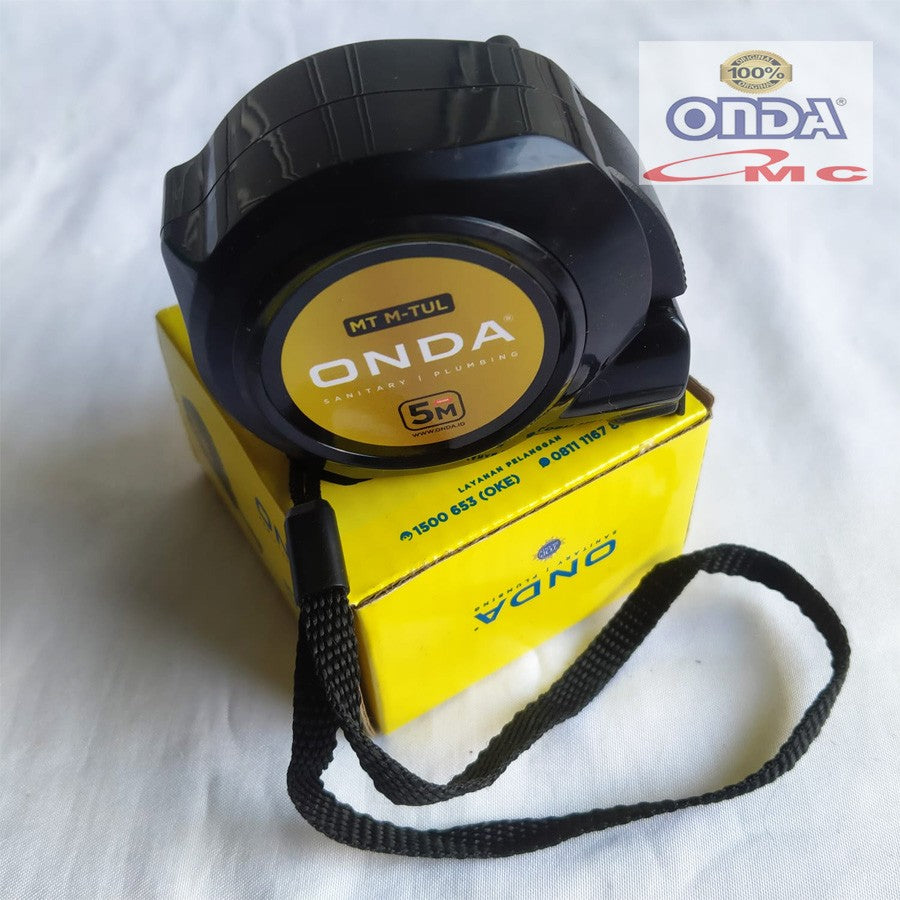 Meteran Measuring Tape / Meteran Otomatis 5 Meter ONDA MT M-TUL