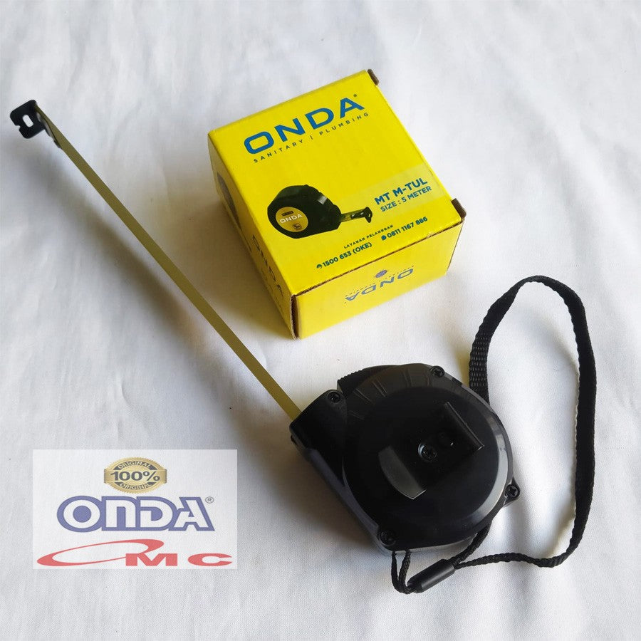 Meteran Measuring Tape / Meteran Otomatis 5 Meter ONDA MT M-TUL