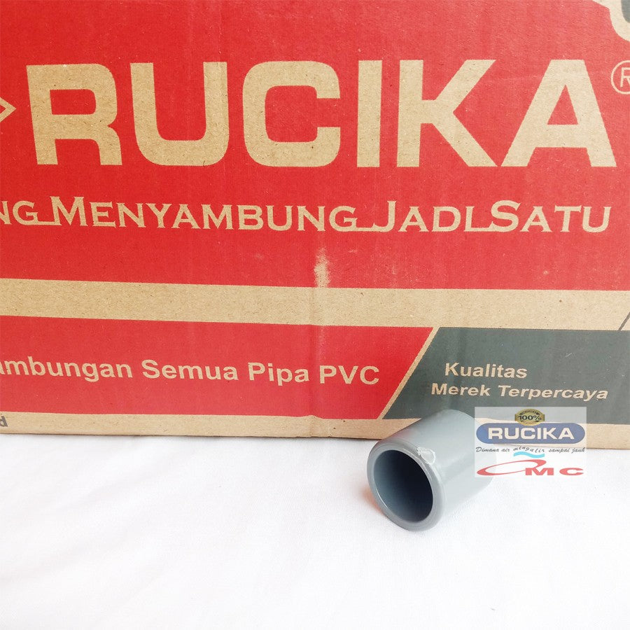 Fitting / Cap Dop Tutup Pipa PVC Cap Aw 1/2 Inci RUCIKA