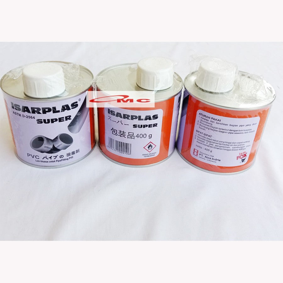 Lem Isarplas Pipa Pralon PVC Fitting Talang Air 400 Gram LEM-IK-400G