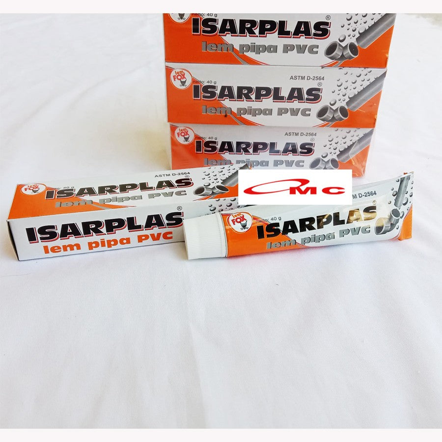 Lem Isarplas Fox Pipa Pralon PVC Fitting Talang Air 40 Gram LEM-IT-40G