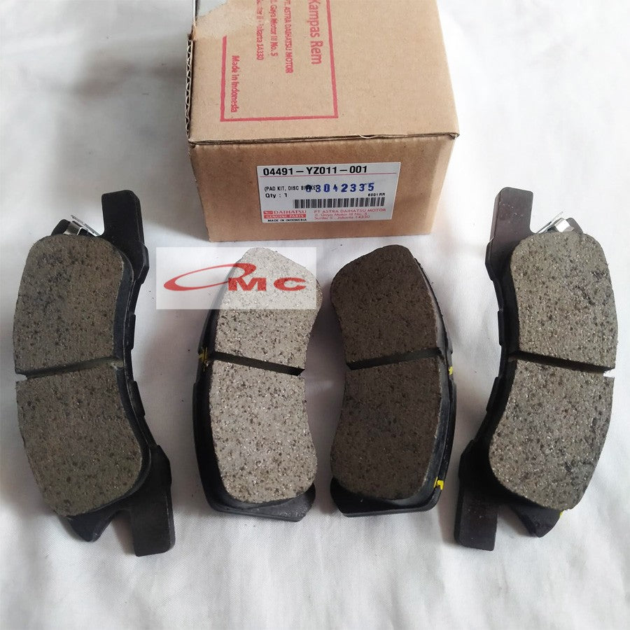 Brake Pad Kampas Rem Depan Daihatsu Ayla Agya Manual 04491-YZ011-001