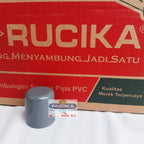 Fitting / Cap Dop Tutup Pipa PVC Cap-1Aw 1 Inci RUCIKA