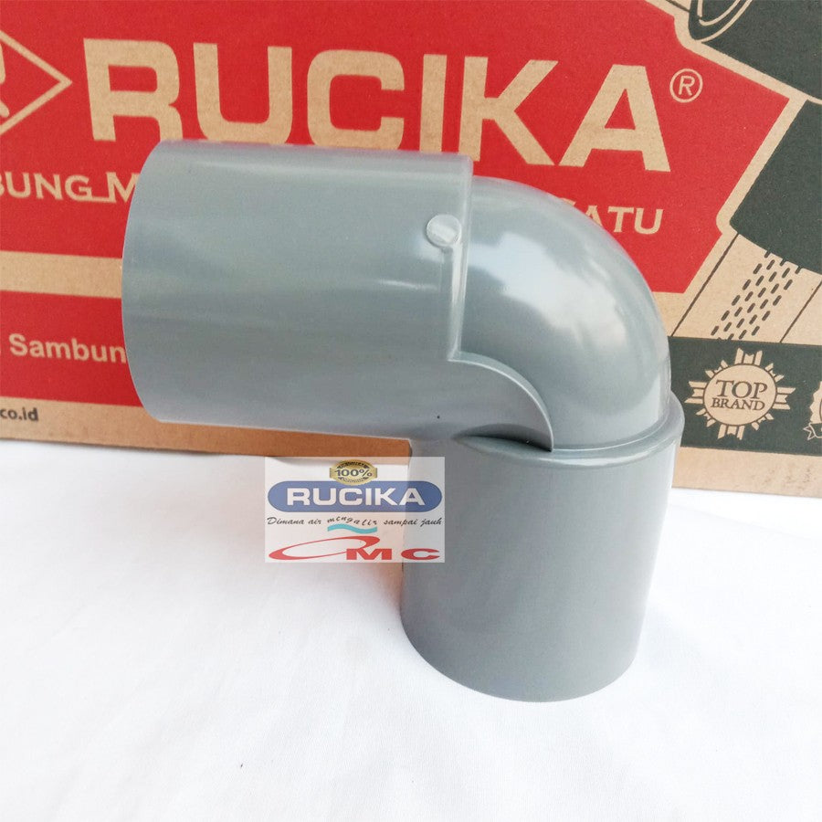 Sambungan Pipa Pralon Knee Keni Knie Elbow Aw 2 Inch RUCIKA