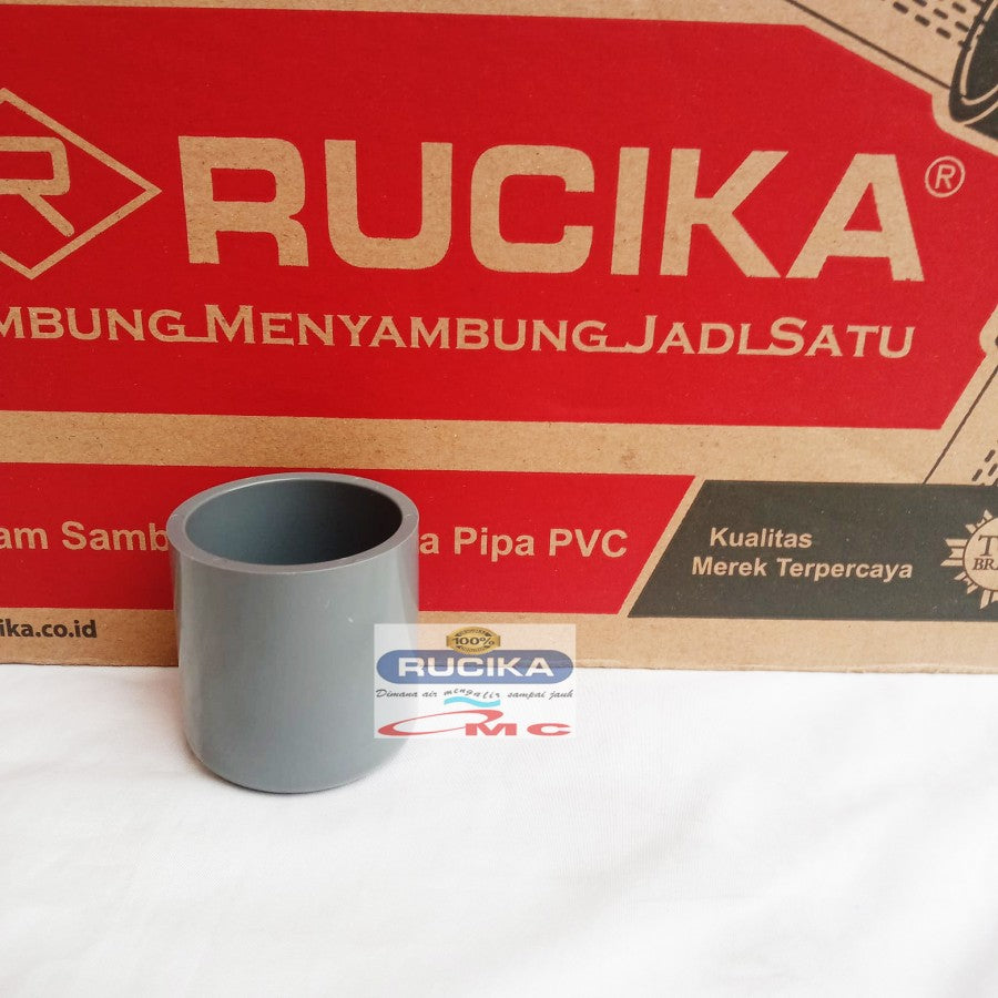 Fitting / Cap Dop Tutup Pipa PVC Cap Aw 1 1/2 Inci RUCIKA