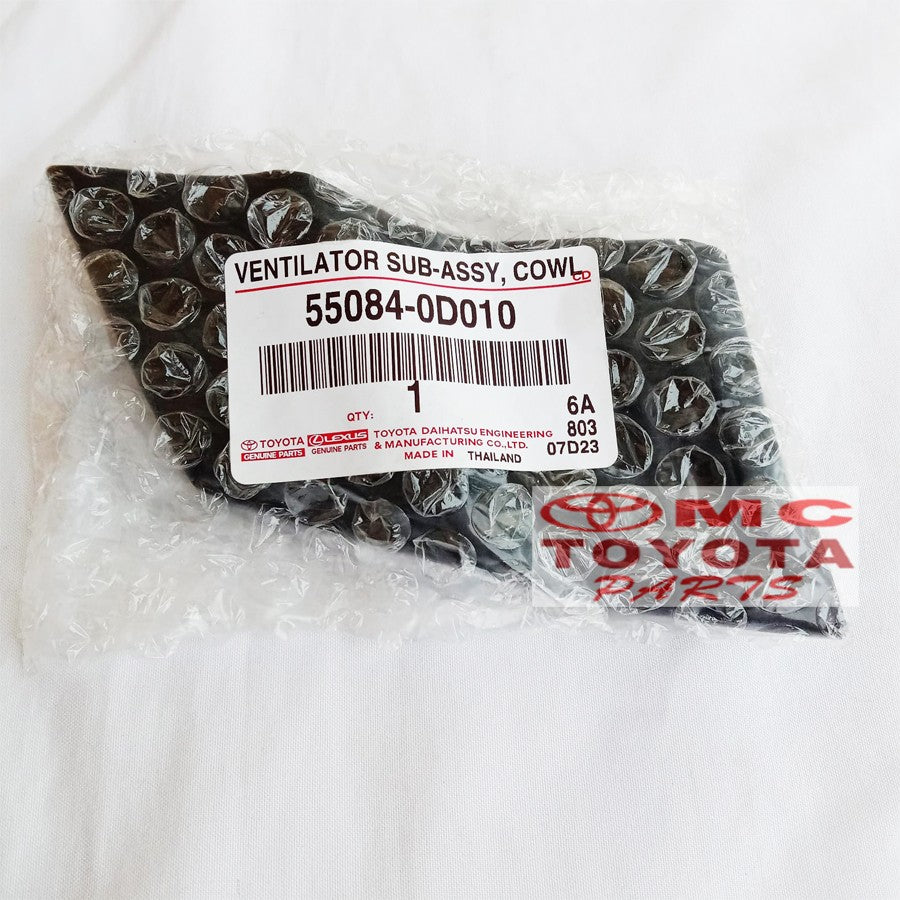 Tutup Cover Ujung Panel Cowl Pegangan Sate Toyota Vios 55084-0D010