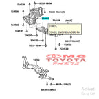 Tutup Cover Deck Dek Bawah Mesin Kanan Toyota Yaris Vios Gen 2 51441-0D120