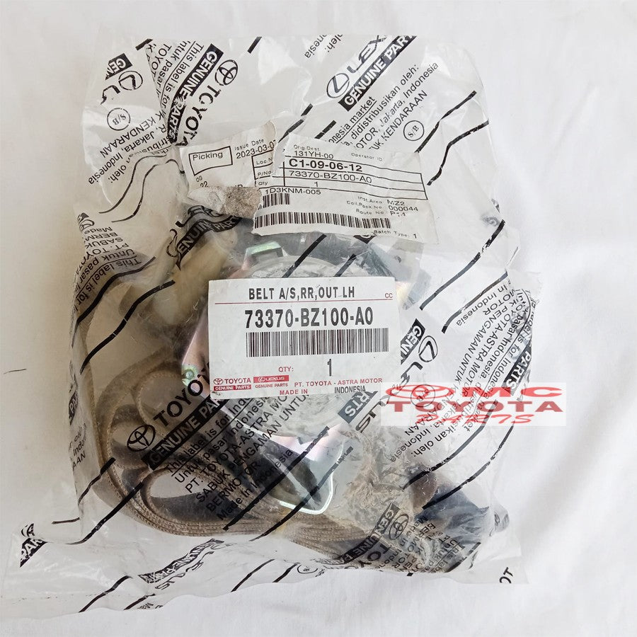 Safety Belt /Seat Belt Belakang kiri Toyota Rush terios 73370-BZ100-A0