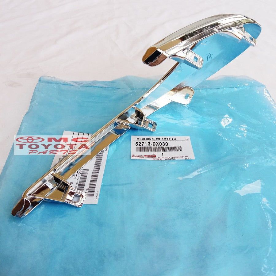 Cover Chrome Garnish Fog Lampu Depan Kiri Toyota kijang Innova 52713-DX030