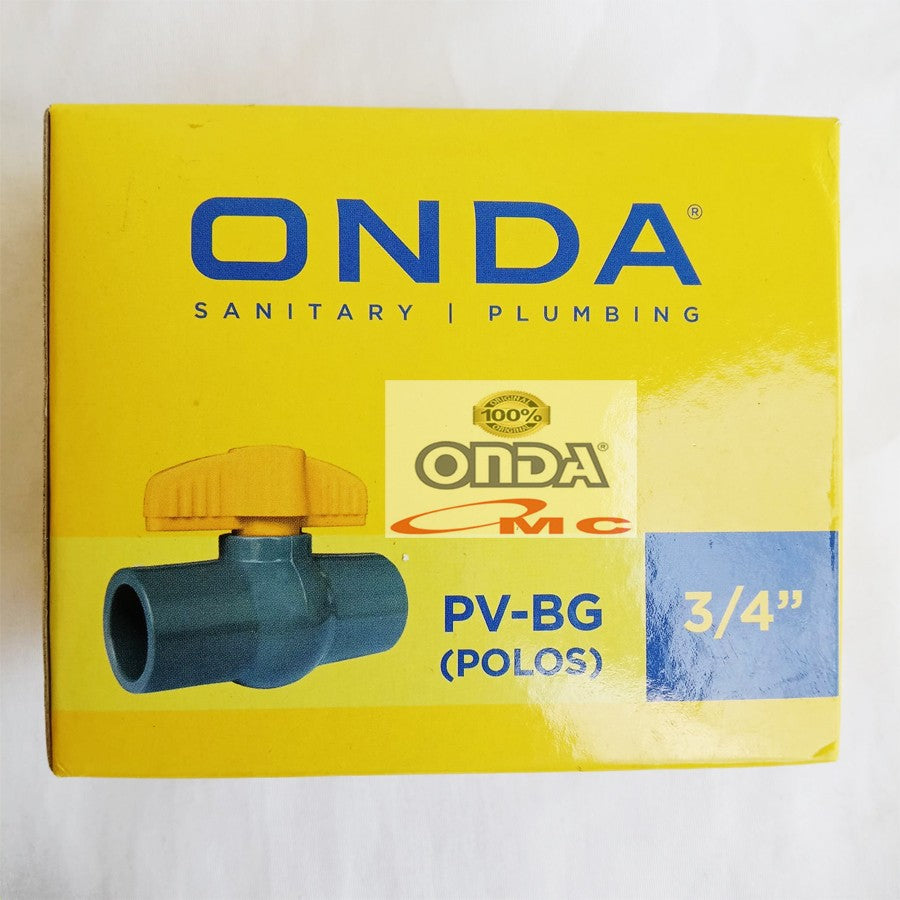 Ball Valve Bal Bol Brass Stop Kran Keran PVBG 3/4 Inch ONDA PVBG 3/4