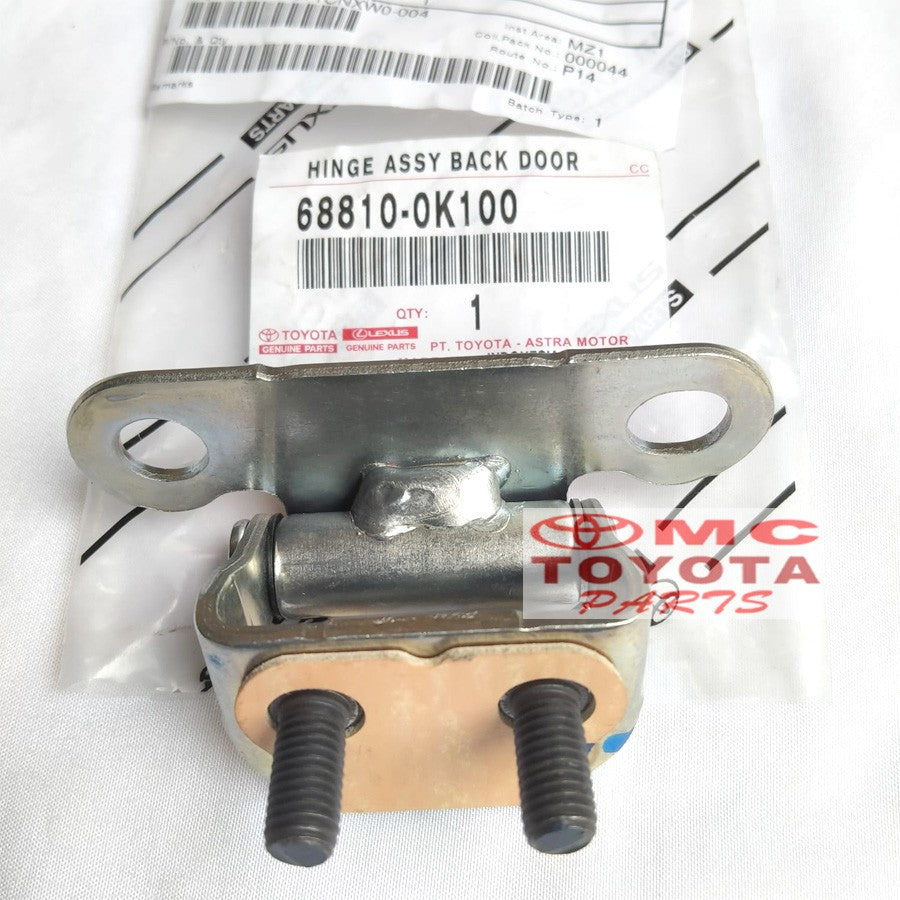 Engsel Pintu Bagasi Hinge Assy Back Door Fortuner 68810-0K100