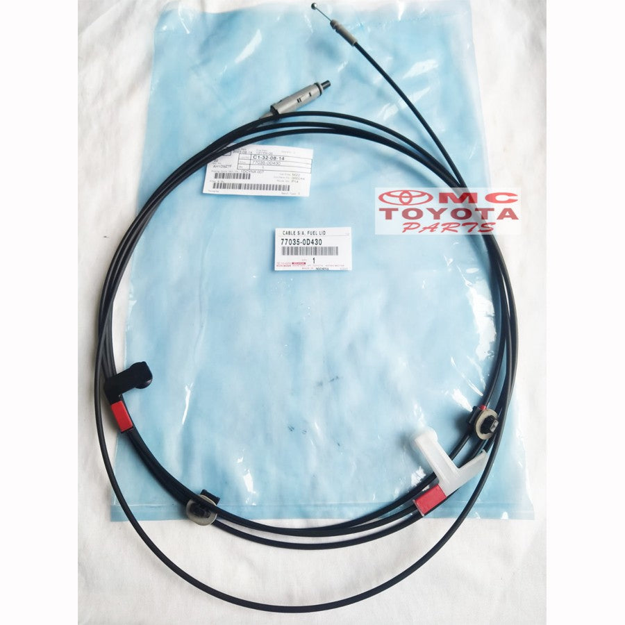 Kabel Tarikan Pembuka Tutup Tangki Bensin Toyota Sienta Etios  77035-0D430 77035-0D290