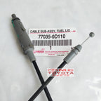 Kabel Tarikan Pembuka Tutup Tangki Bensin Yaris Bakpau 77035-0D110