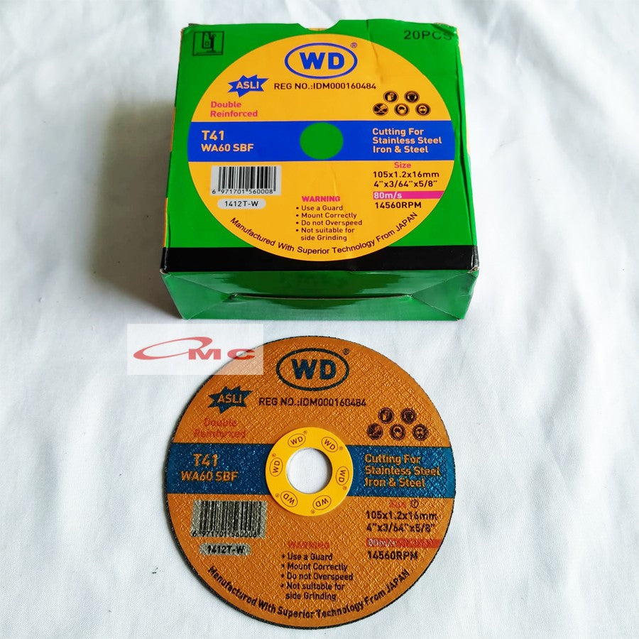 Mata Gurinda Gerinda Potong Besi Cutting Wheel WD 4 Inch
