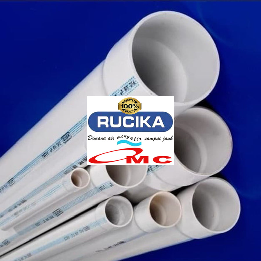 Pipa PVC Rucika AW Paralon Pralon Air 3 Inch 50 CM 1/2 M Meter