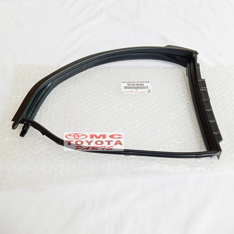 Karet Channel Kaca Segitiga Belakang Kiri Yaris 68189-0D060